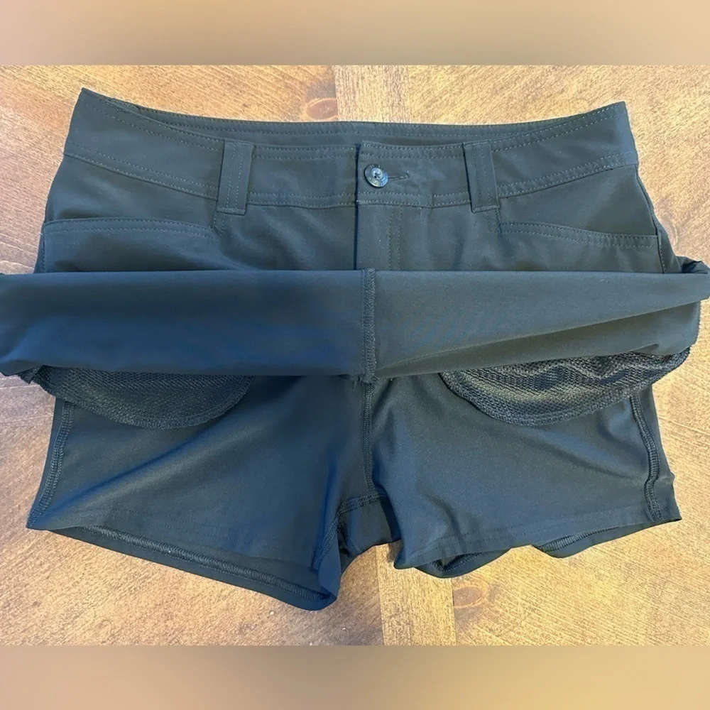 UEC EDDIE BAUERr Adventurer 2.0 Active Skirt Skort Black Women's Size 6